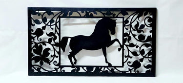 Metallic Aristrocatic Horse wall design